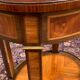 Salon Table In Marquetry Style Transition Period 19th