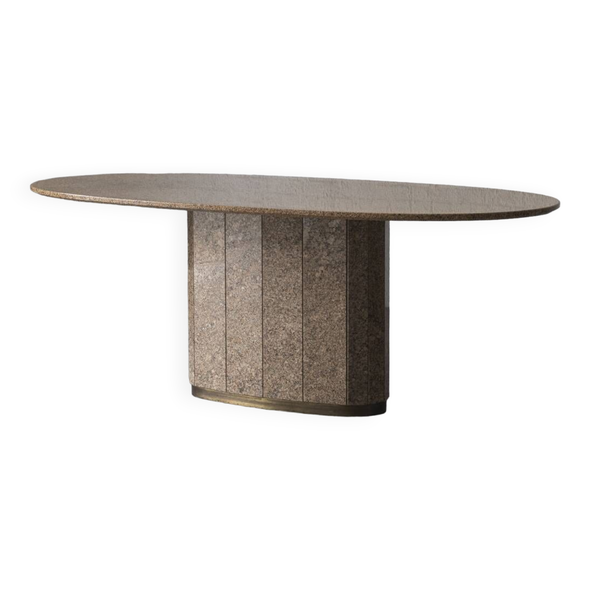 Table à manger en granit, France, années 1970
