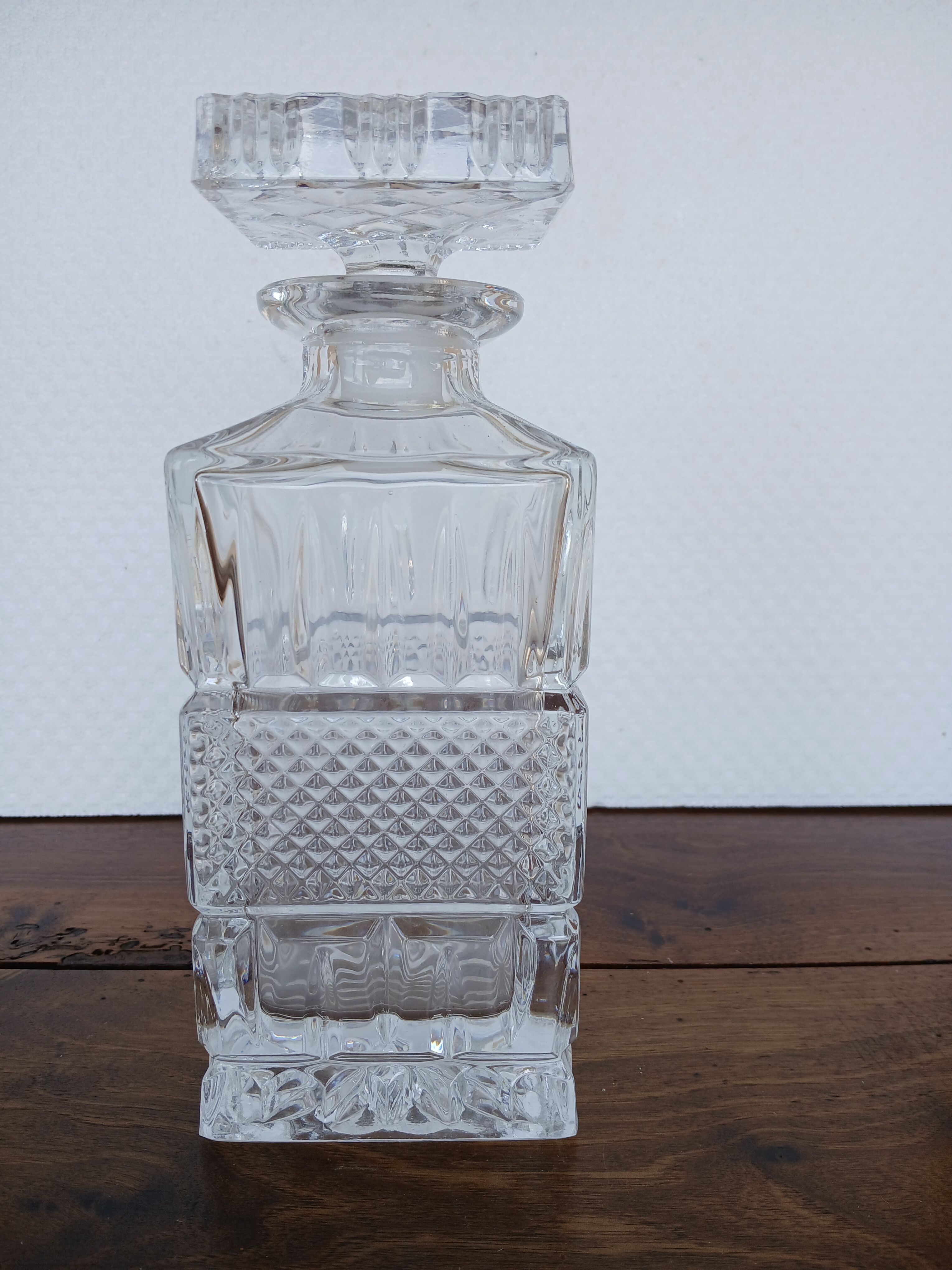 Luxurious vintage carafe in Bohemian crystal