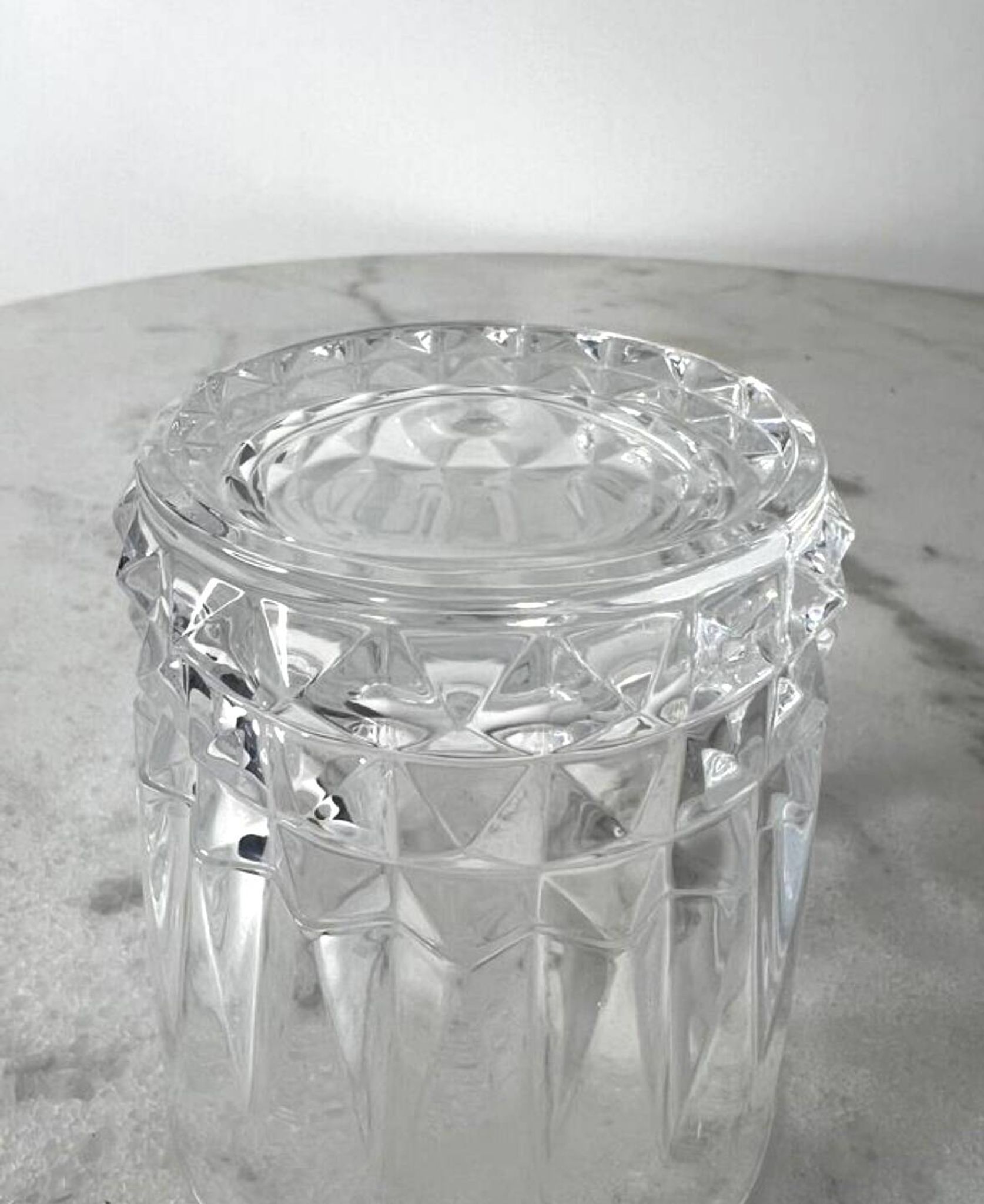 Crystal whisky glass