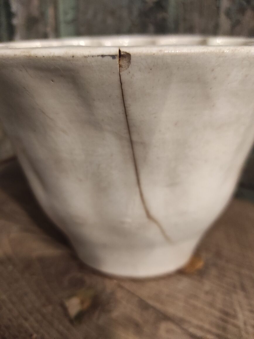 Ironstone vintage english jelly mold