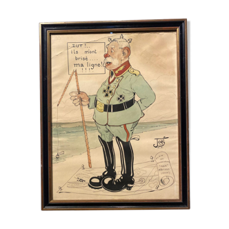 Satire of the First World War by President Van Hinderburg