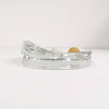 Modernist pipe ashtray, Glasdesign Georgshutte, Germany, 1970s.