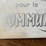 Small communion advertising sign - old, vintage