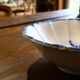 Old earthenware salad bowl