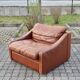 VIntage oxred leather lounge Chair Rolf Benz