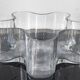 Grand vide-poche organique en verre transparent