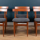 "Roundette" teak dining table & 6 chairs by  Hans Olsen for Frem Rølje 1960