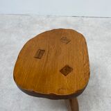 Brutalist tripode vintage stool