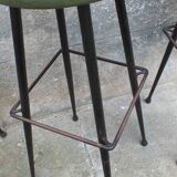 Set of 3 old bar stools 50, 60s