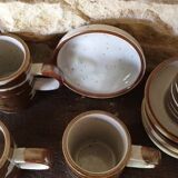 Vintage Stoneware Coffee Mugs