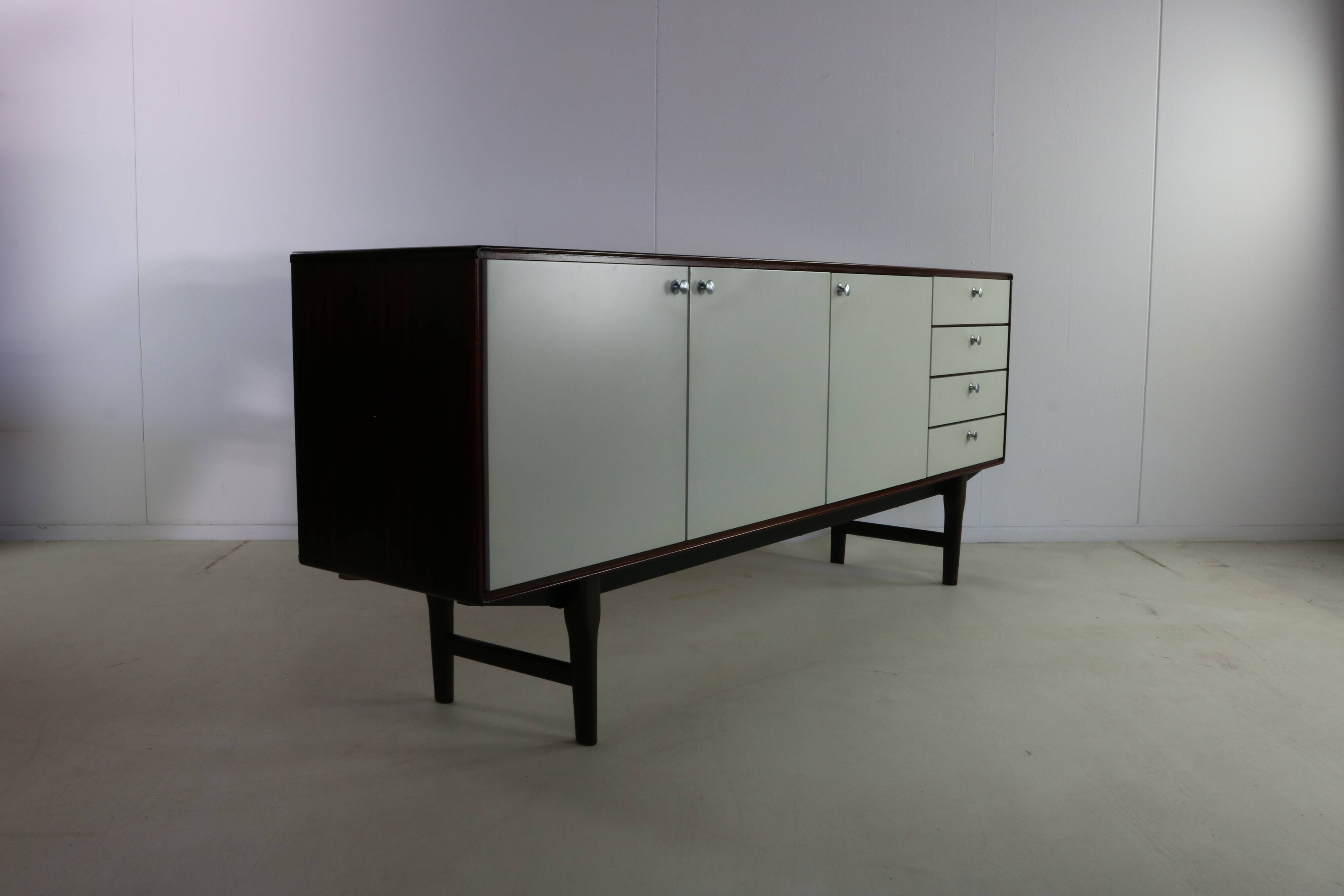 Sixties design rosewood sideboard for Fristho Franeker