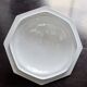 Antique Creil and Montereau earthenware tureen with blue pearl motif