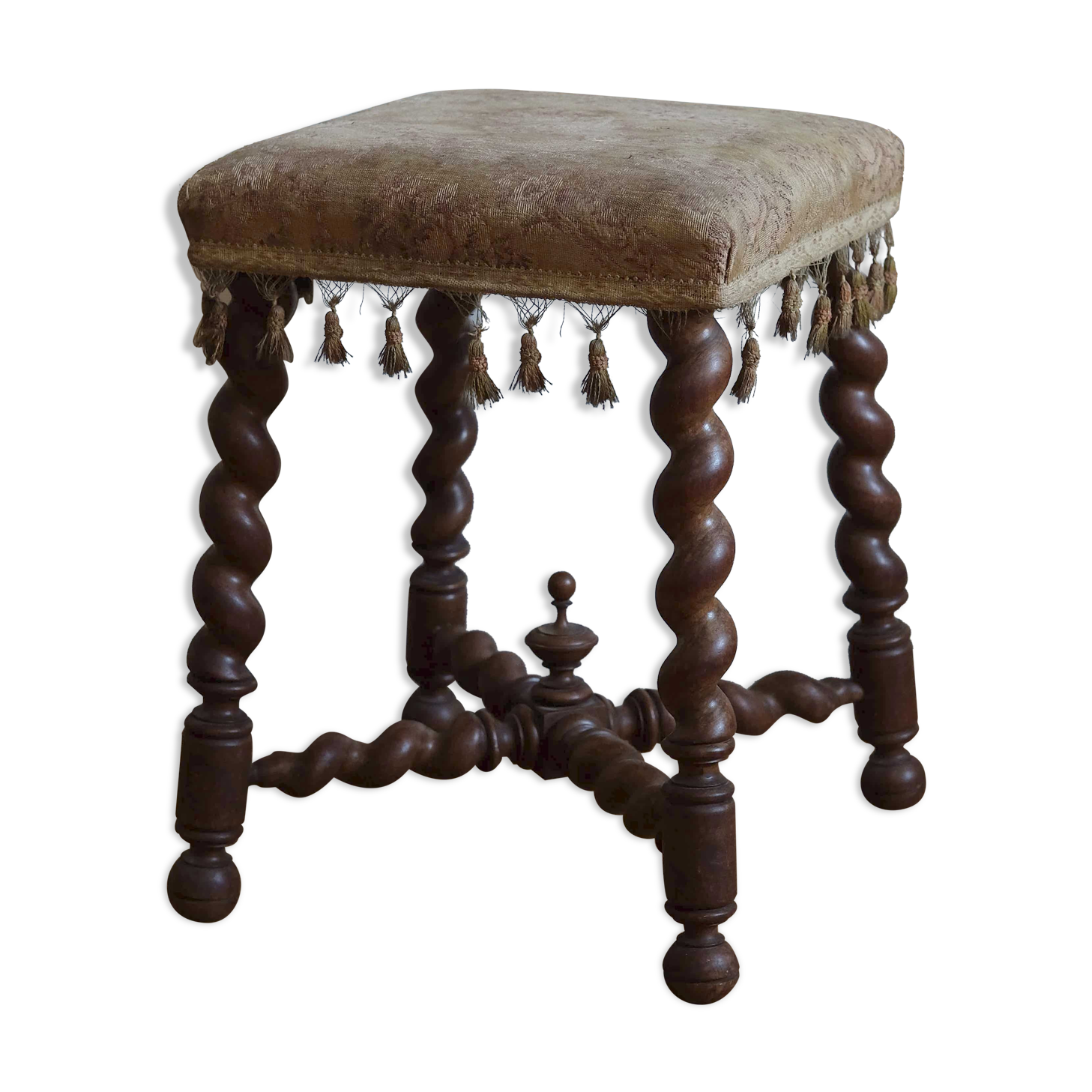 Spanish design country antique stool
