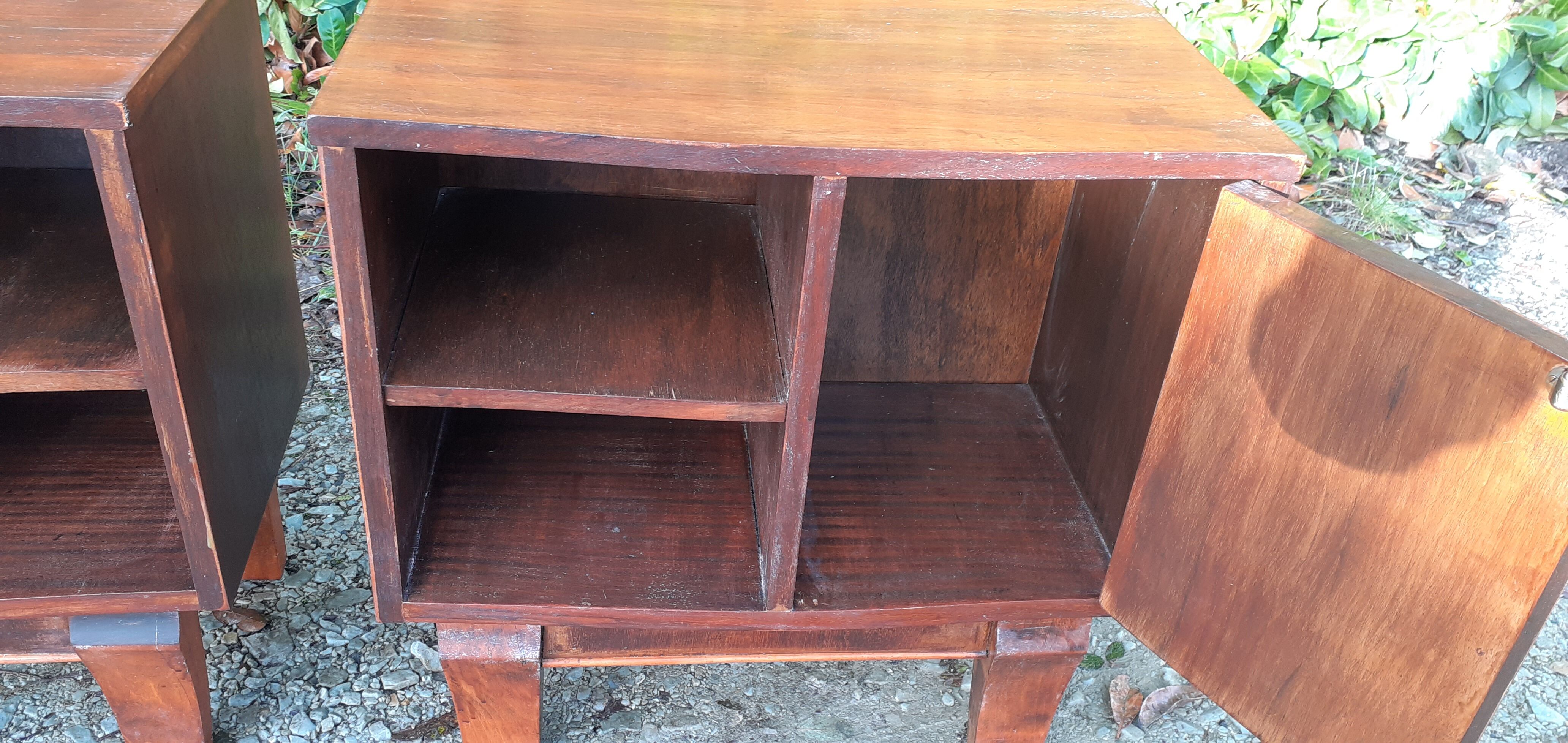 Pairs of art deco bedside tables