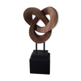 Sculpture moderne en bois