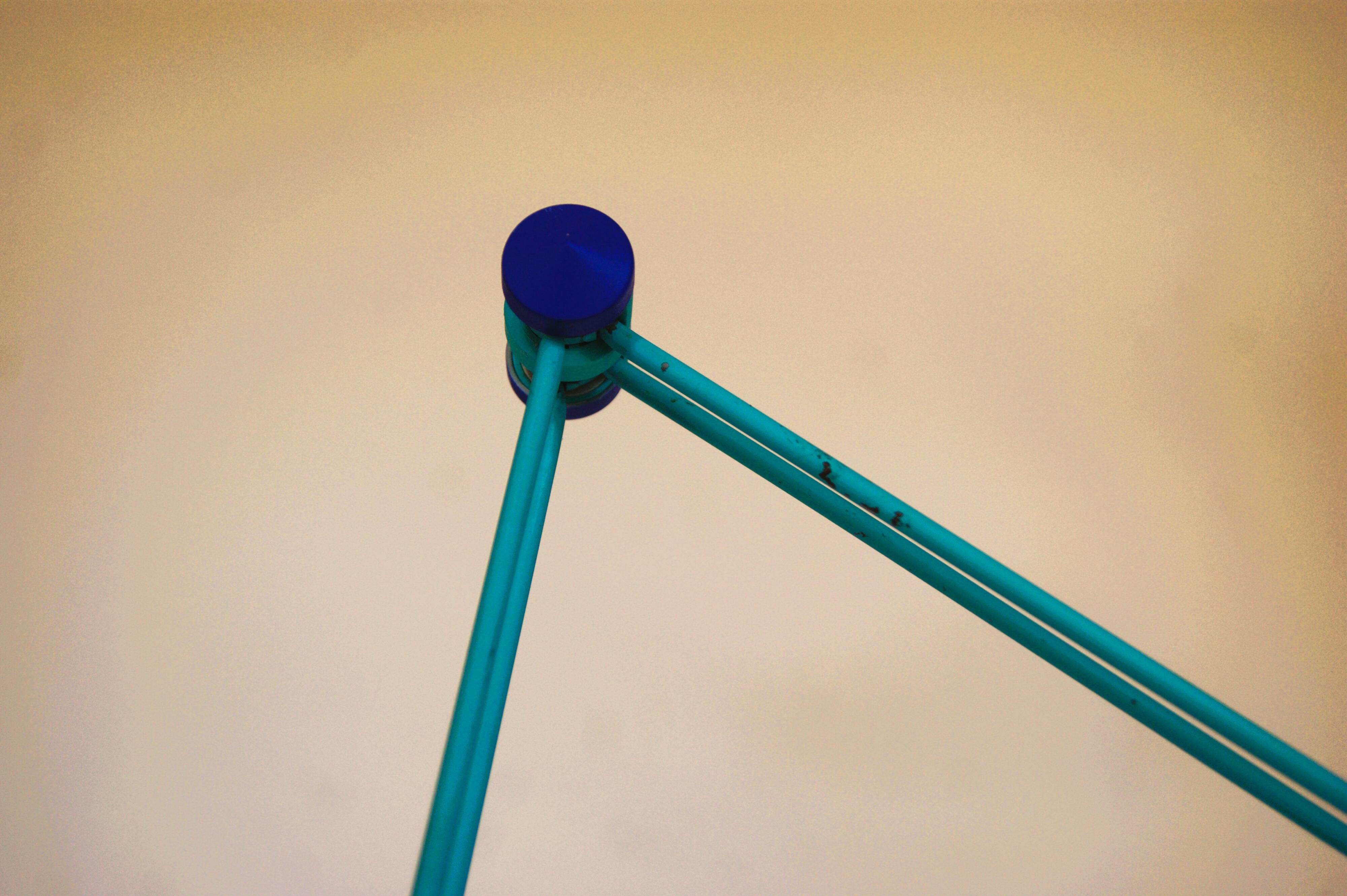 Vintage Memphis styled Pyramid Desk Lamp - Design by Lungean and Pellmann for BRILLIANT - 1980s