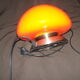 Vintage lamp in the shape of orange mushroom "UFO touch lamp"