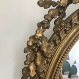 Old Oval Mirror Louis XVI Style