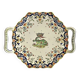 Ancien plat coupe à fruits  Desvres Rouen modèle Blois François 1er