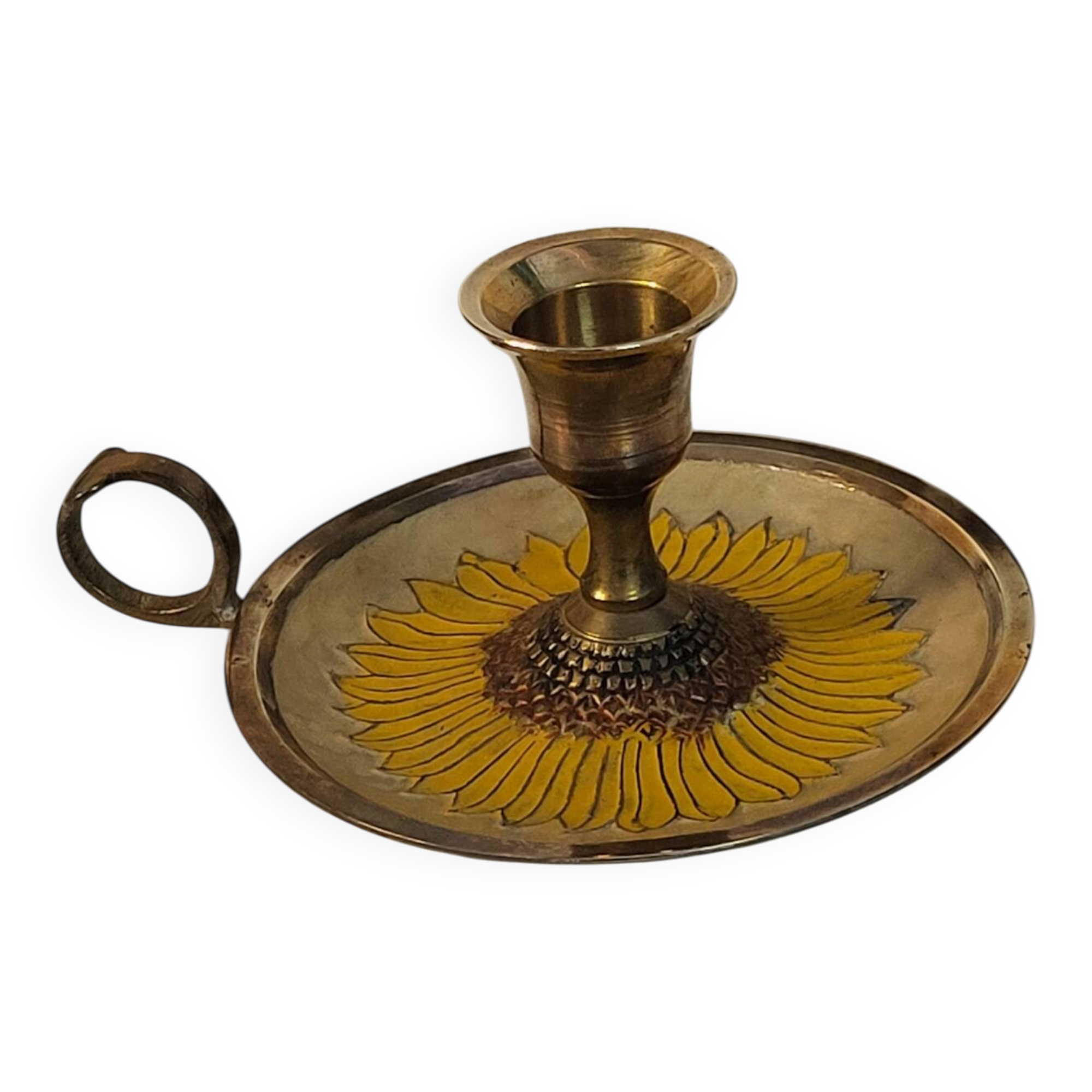 Sunflower candle holders