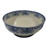 Old salad bowl Boulenger Choisy Le Roi earthenware art Moustiers