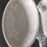 Blue and white sugar bowl