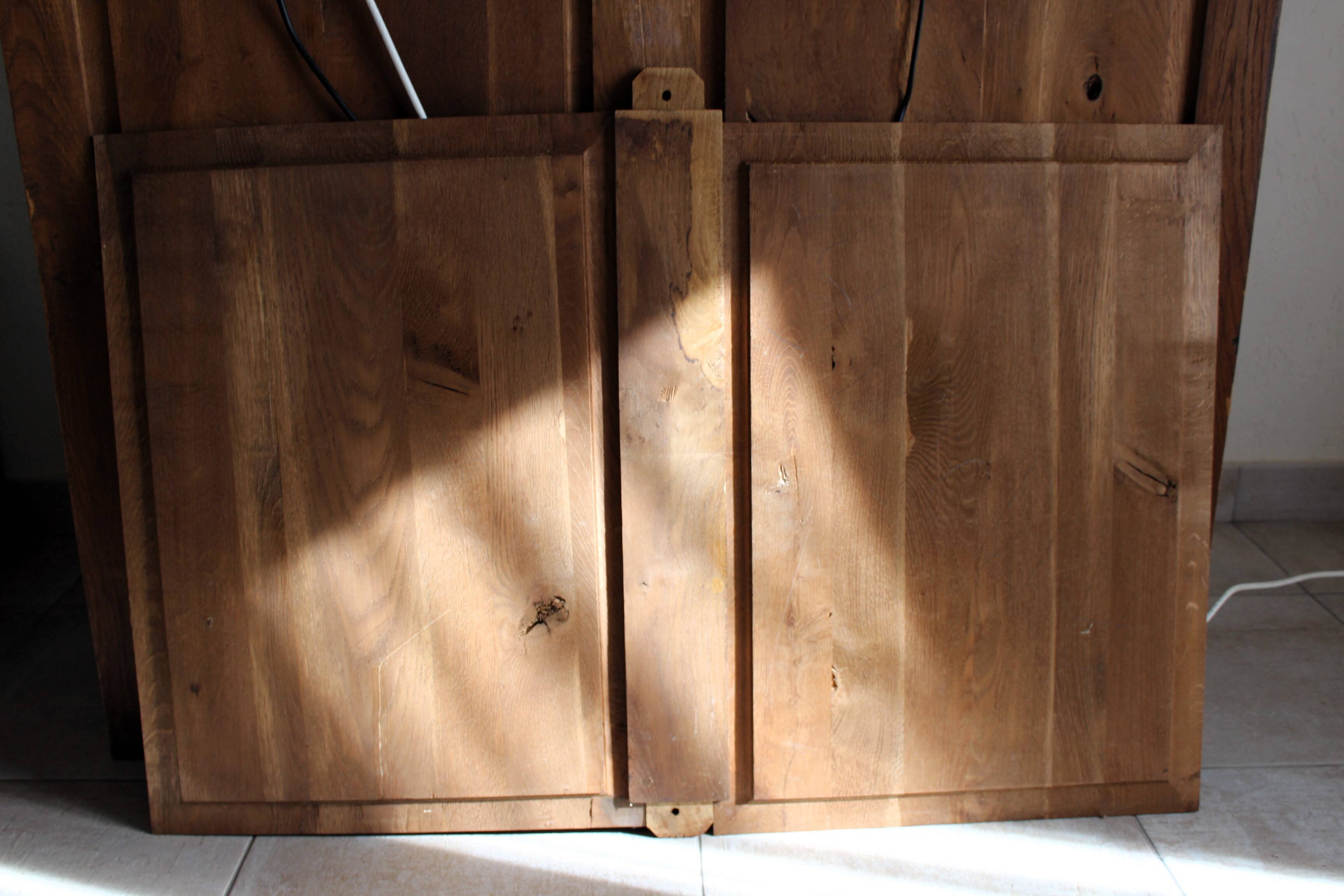 Abbatiale solid oak TV cabinet sideboard