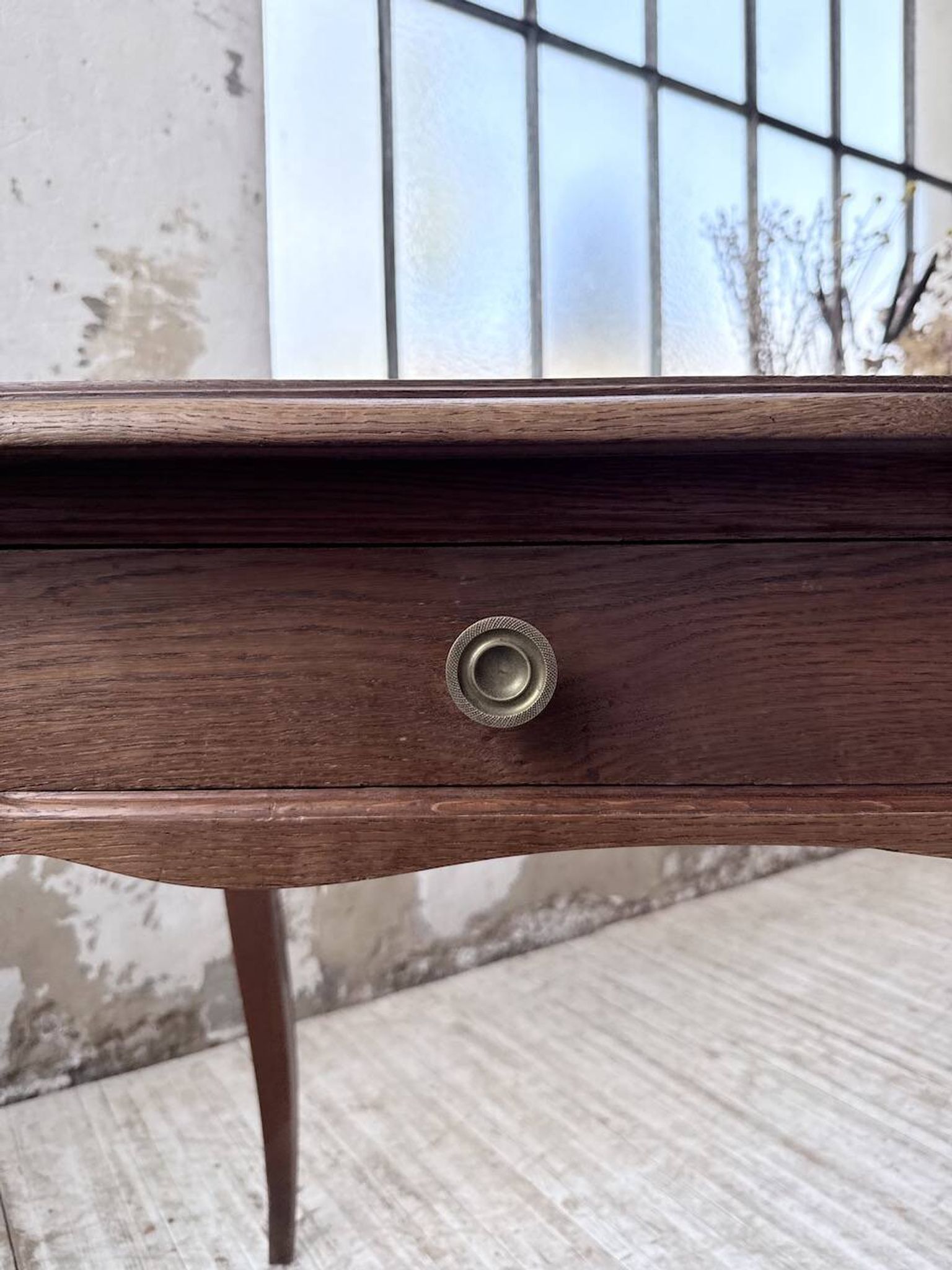 Oak console table from the 1960s.