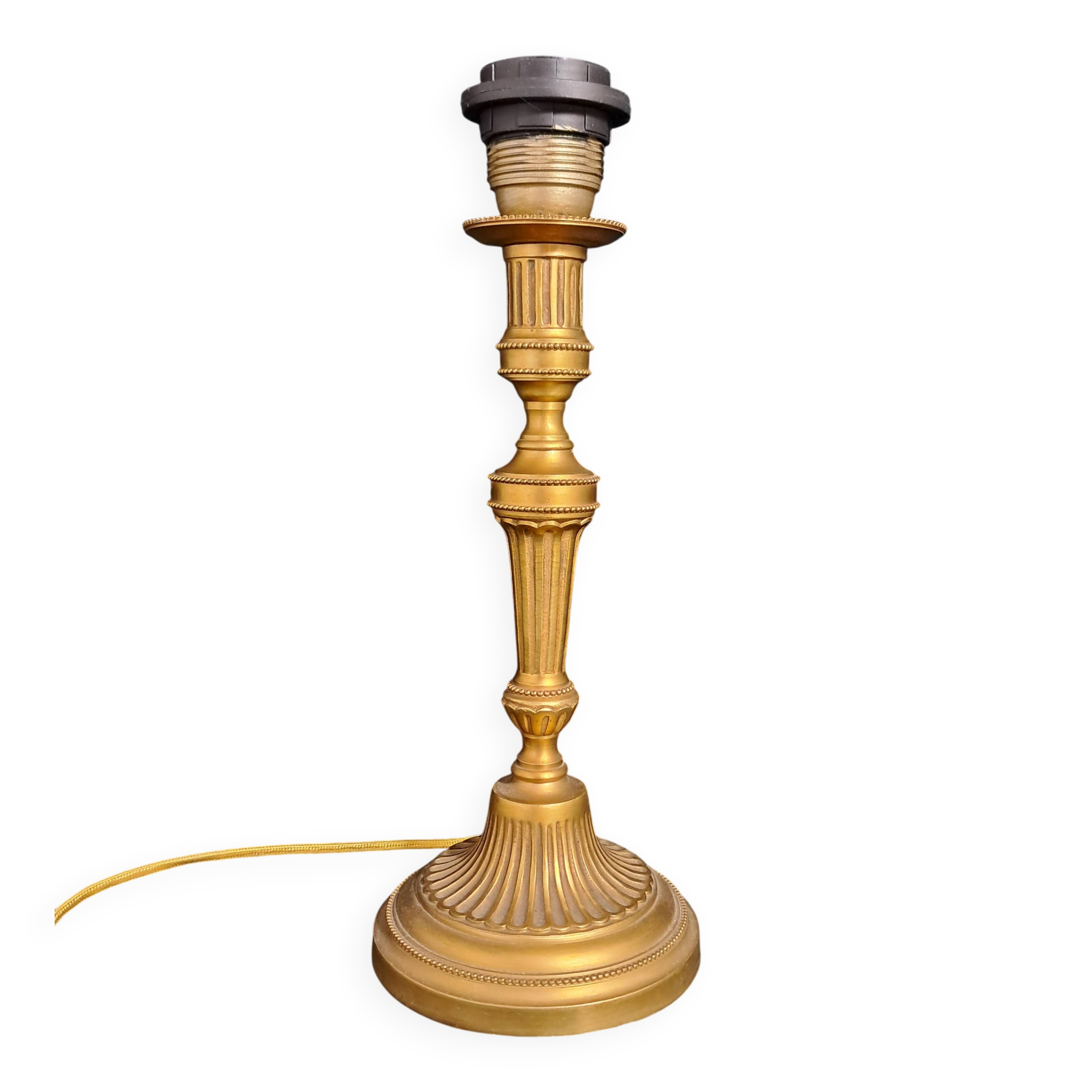 Gold Metal Table Lamp Base