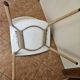 Arper Catifa 46 Chair – Italian Design – Blue Fabric / White Shell & Base