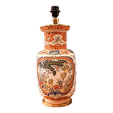 Italian porcelain table lamp in the Chinoiserie style