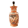 Italian porcelain table lamp in the Chinoiserie style