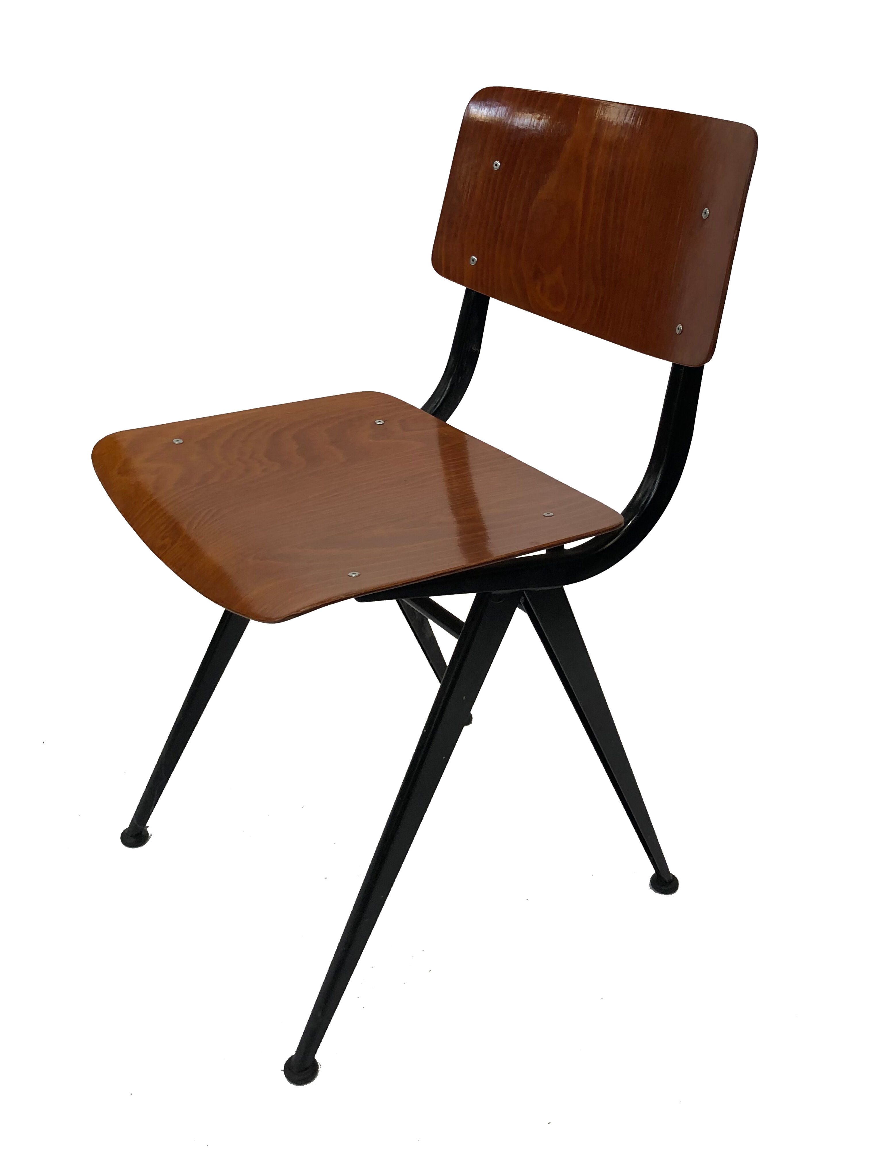 Eromes Marko vintage compass school chair