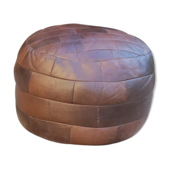 Pouf De Sede en cuir 1970