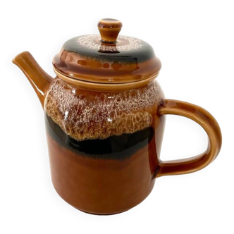 Vintage Sarreguemines coffee or teapot, Hawaii model