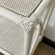Vintage rattan side table / bedside table