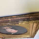 Portrait of a woman from the 19th century.