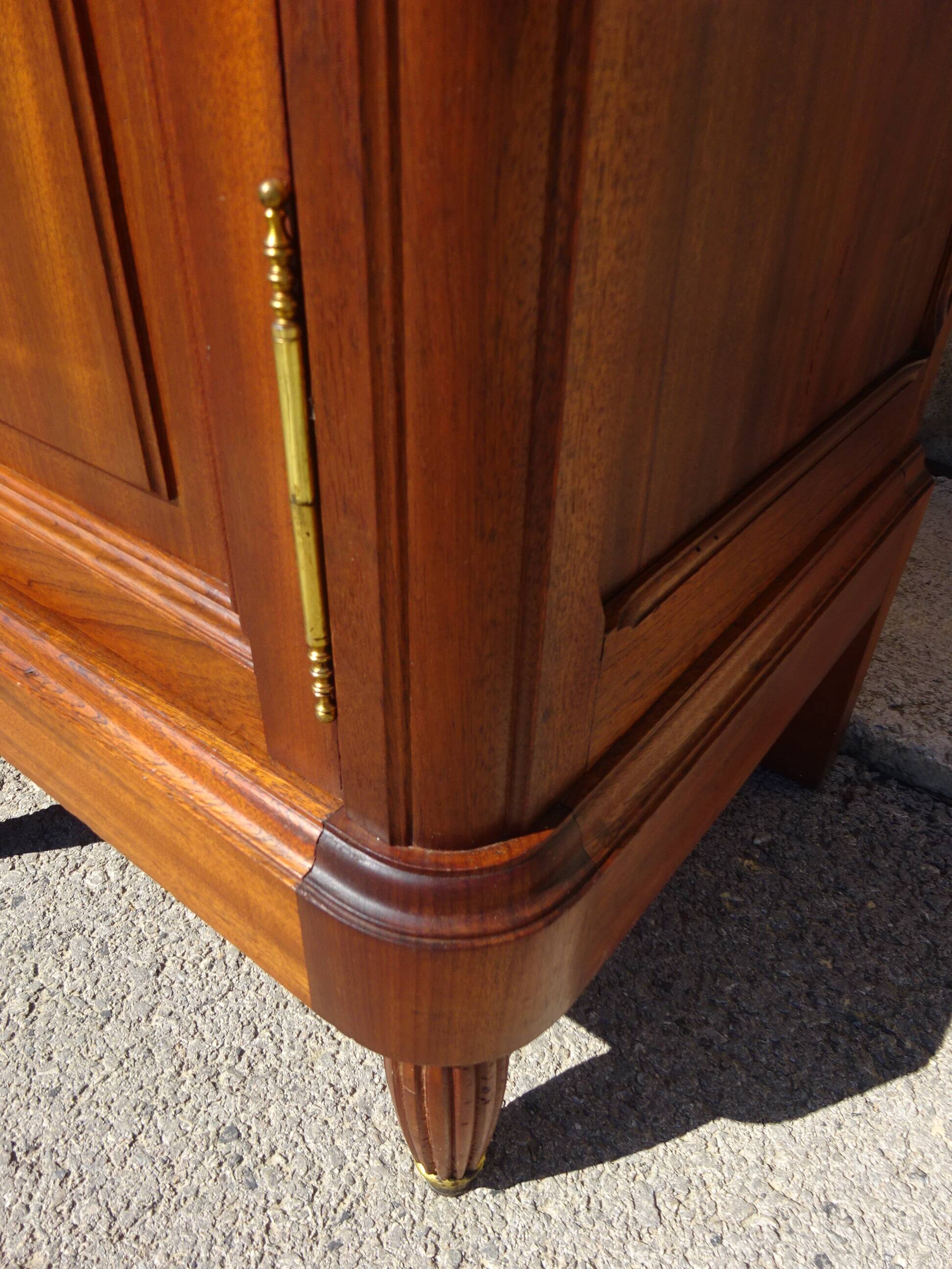 Louis XVI style mahogany cabinet