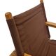 Vintage Børge Jensen Safari Chair Pinewood Denmark 1970s