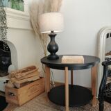Vintage lamp wood 1980
