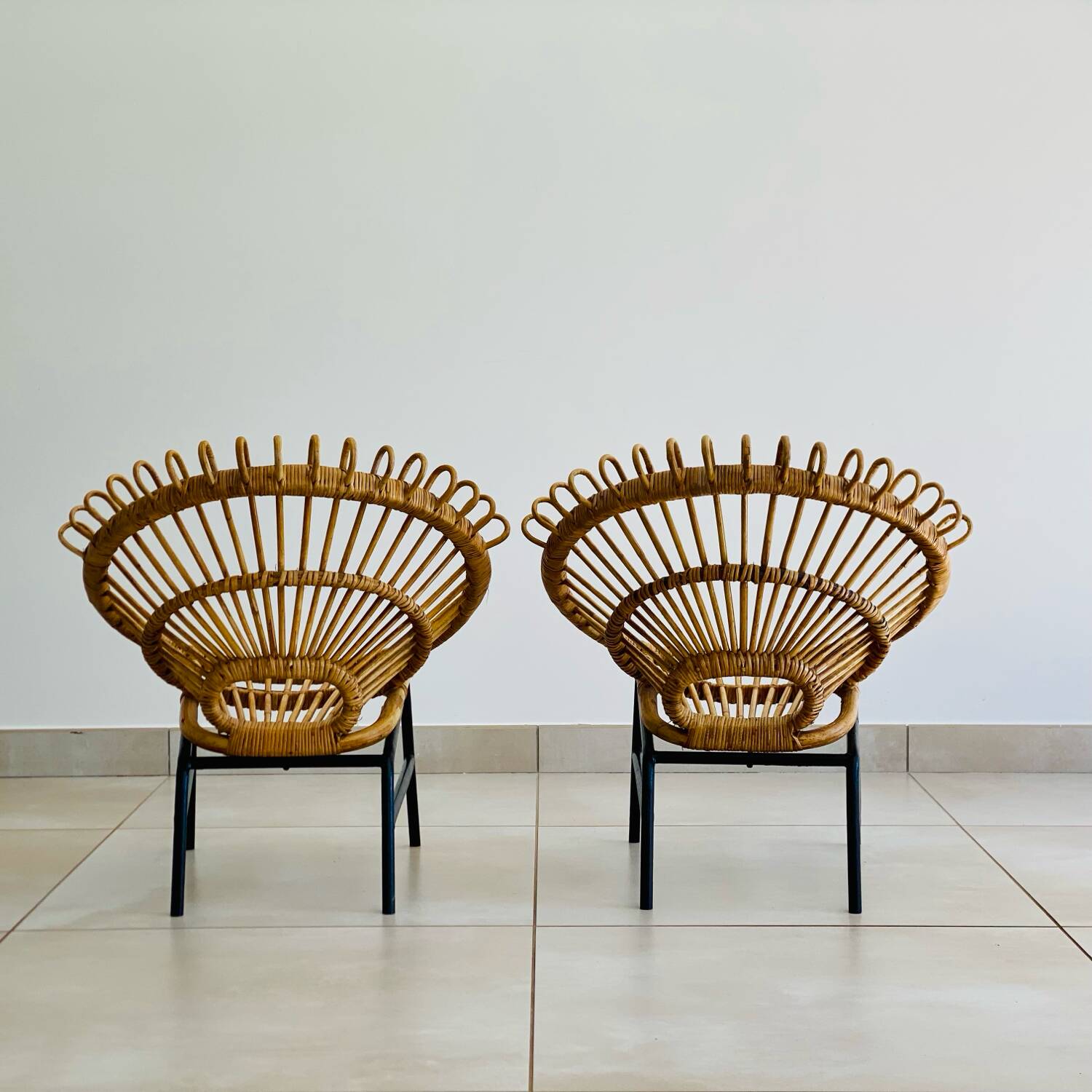 Children's rattan lounge set