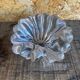 Vintage twisted crystal ashtray in the style of daum #d956