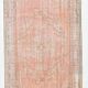 Tapis Oushak Rose Vintage, Tapis Turc Vieilli, 171x267 Cm