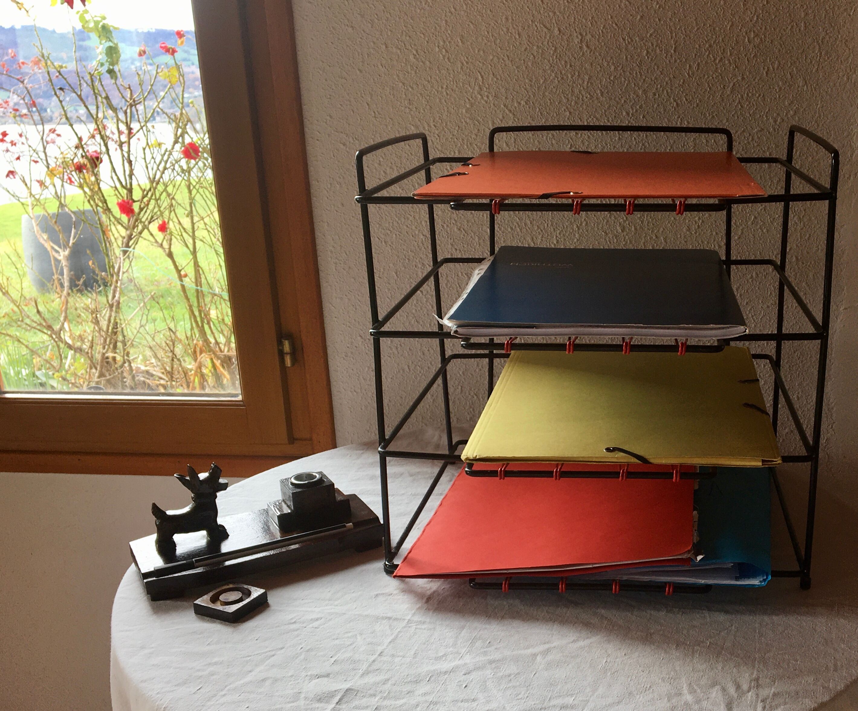 Vinyl holder, 1950s