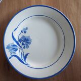 6 assiettes plates gien Albéric
