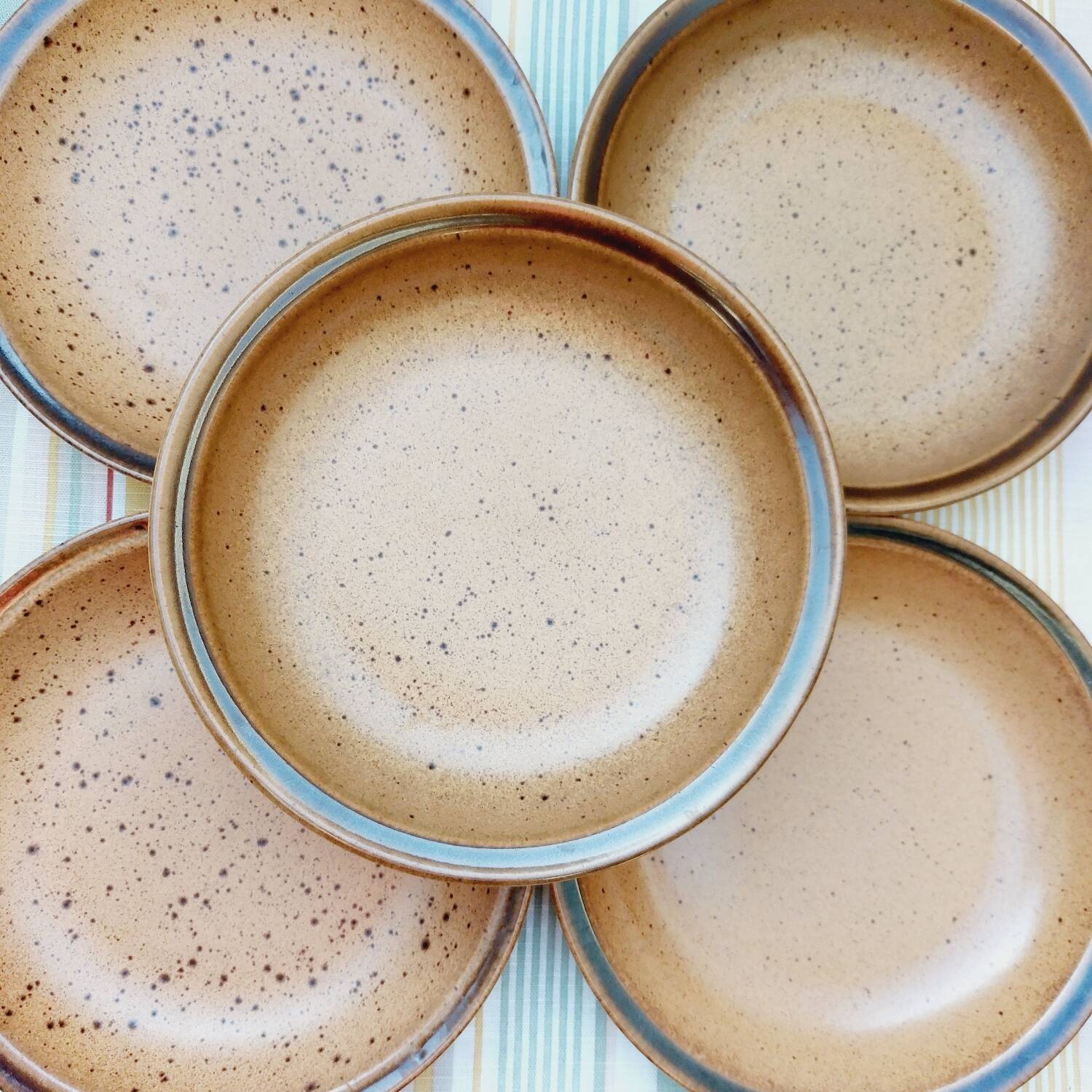 Sarreguemines stoneware soup plates
