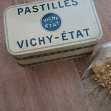 Old vichy pastilles metal box