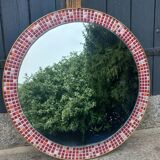 Vintage ceramic mirror from the 1960s.