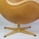 Egg chair in leather by Arne Jacobsen for Fritz Hansen Limited anniversary edition